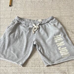 Ron Jon Gray Men's Sweat Shorts with Drawstring SZ Small